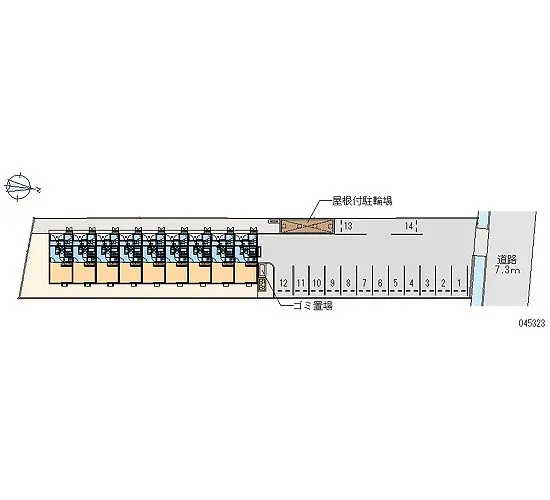 ★手数料０円★姫路市勝原区山戸 月極駐車場